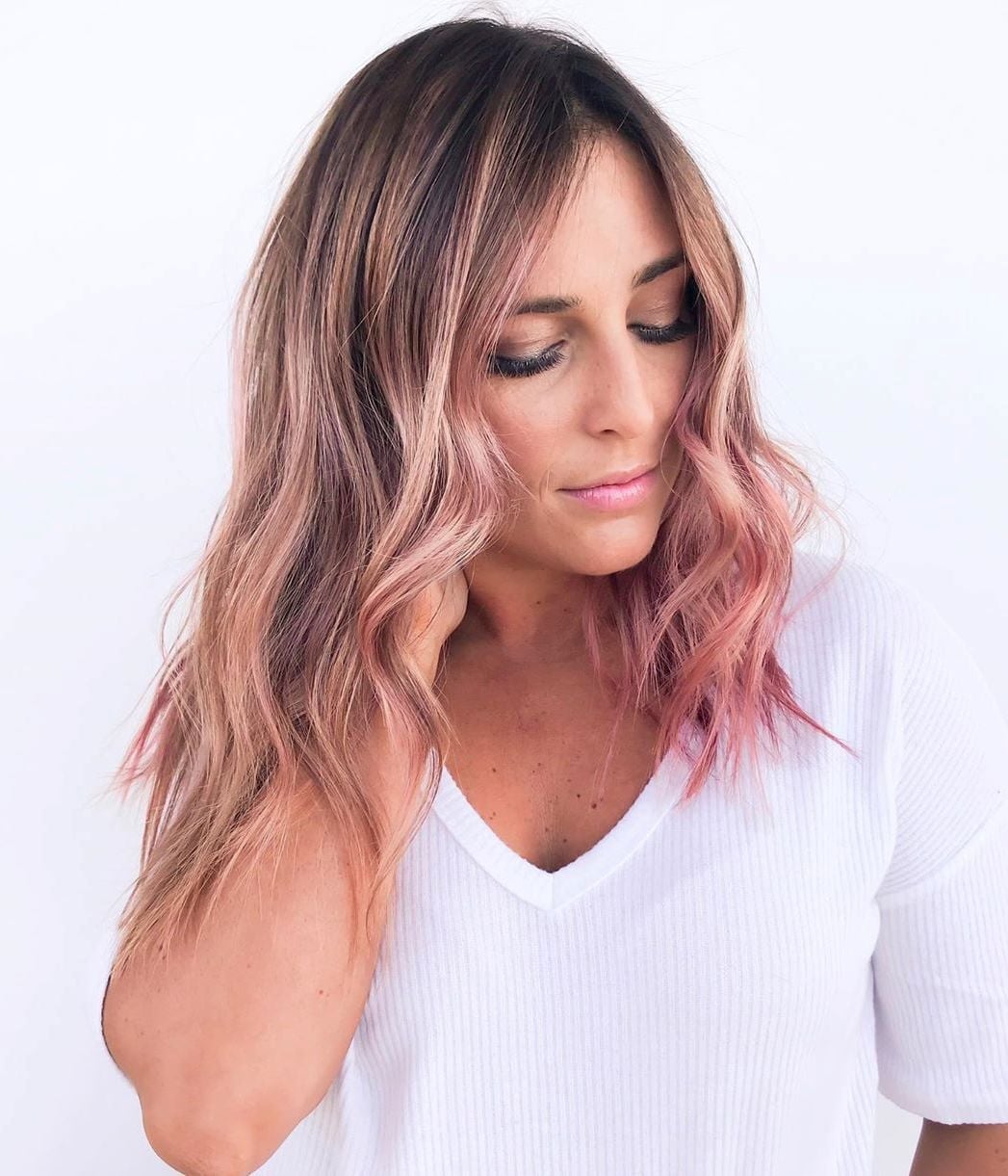 Face Framing Rose Gold Layers — Rose Gold Hair 2027
