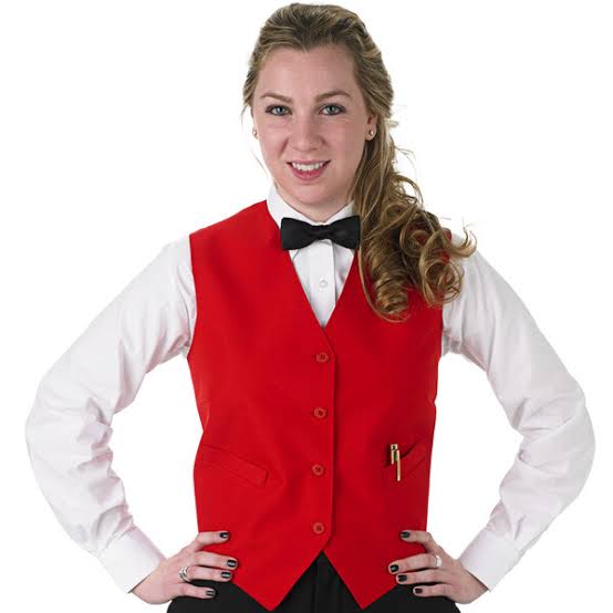White Shirt With Red Vest, Black Trousers, And Bow Tie White Shirt With Red Vest, Black Trousers, And Bow Tie — Server Outfits 2027