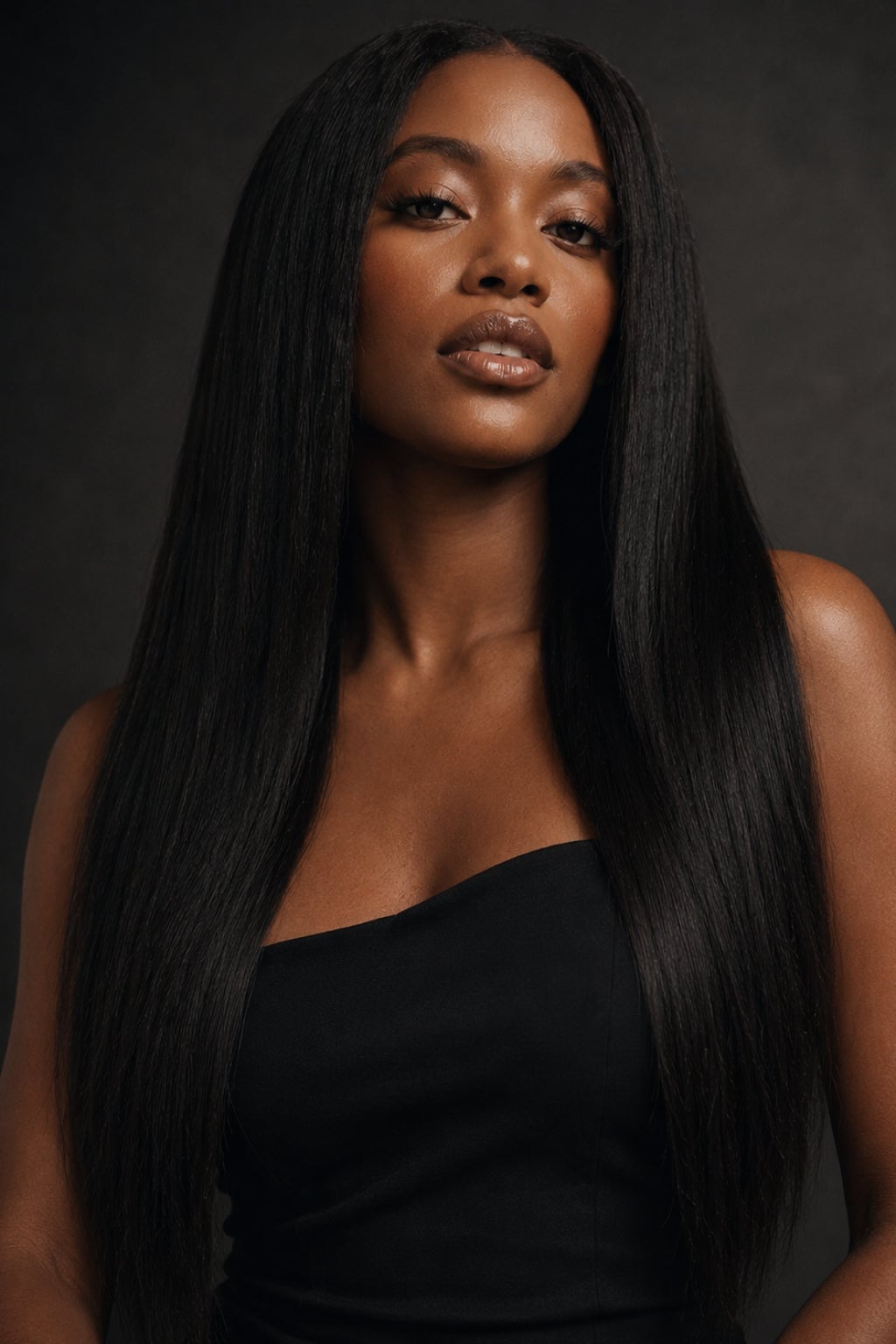 Mid-Back Long Layers Exceptionally Straight Mid-Back Long Layers Exceptionally Straight — Silk Press 2027