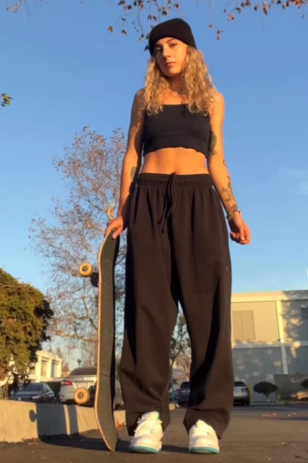 Tube Top And Extremely Baggy Pants — Skate Outfits for Women 2027