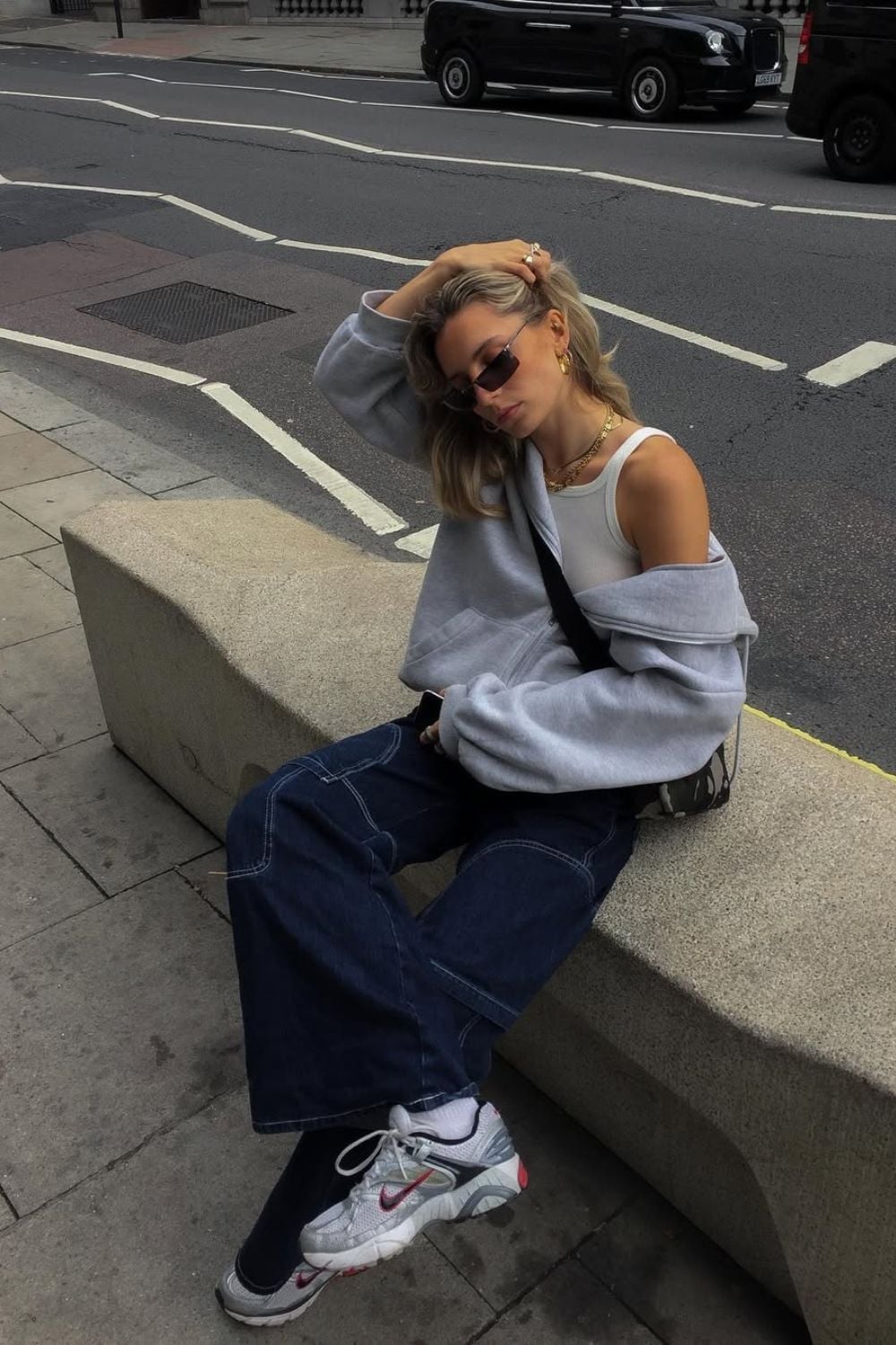 Cargo Pants With Zip-Up Hoodie — Skate Outfits for Women 2027