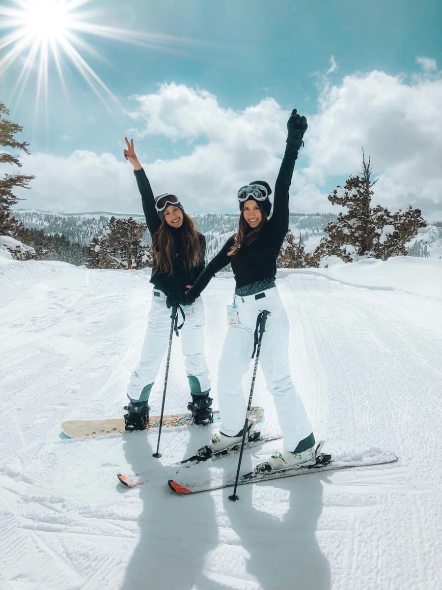 Black ski suit with fur-trimmed hood, Close-Up Take Black ski suit with fur-trimmed hood, Close-Up Take — Ski Trip Outfits 2027