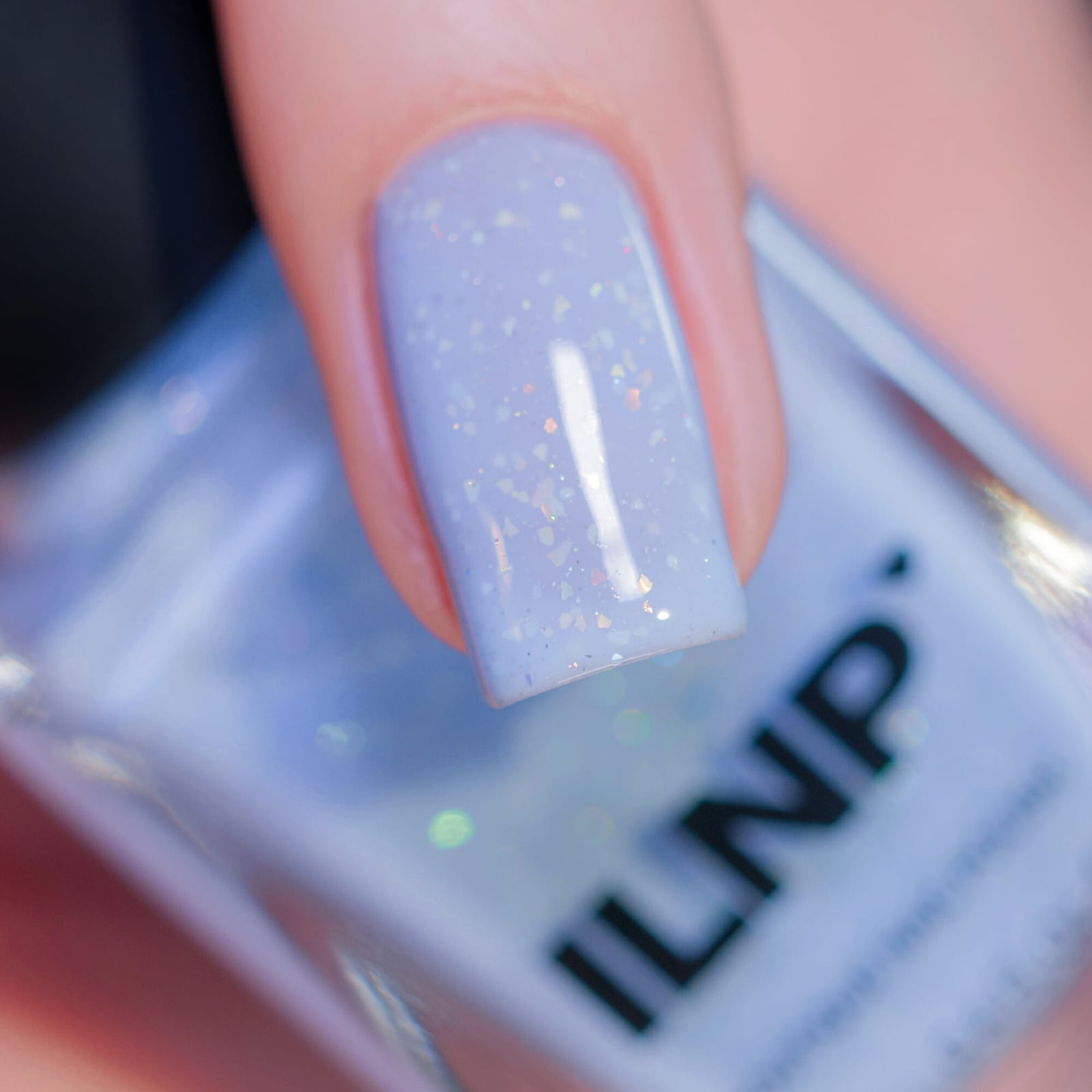 Creamy Pastel Sky Blue With Flakie Shimmer Creamy Pastel Sky Blue With Flakie Shimmer — Sky Blue Nails 2027