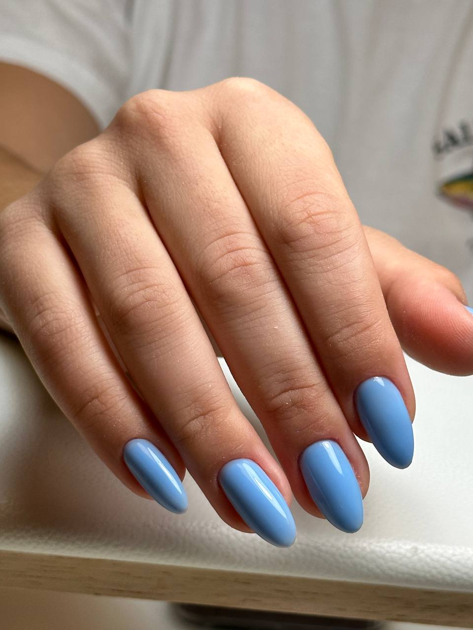 Marbled Ocean Wave Long Stiletto Nails, Close-Up Take Marbled Ocean Wave Long Stiletto Nails, Close-Up Take — Sky Blue Nails 2027