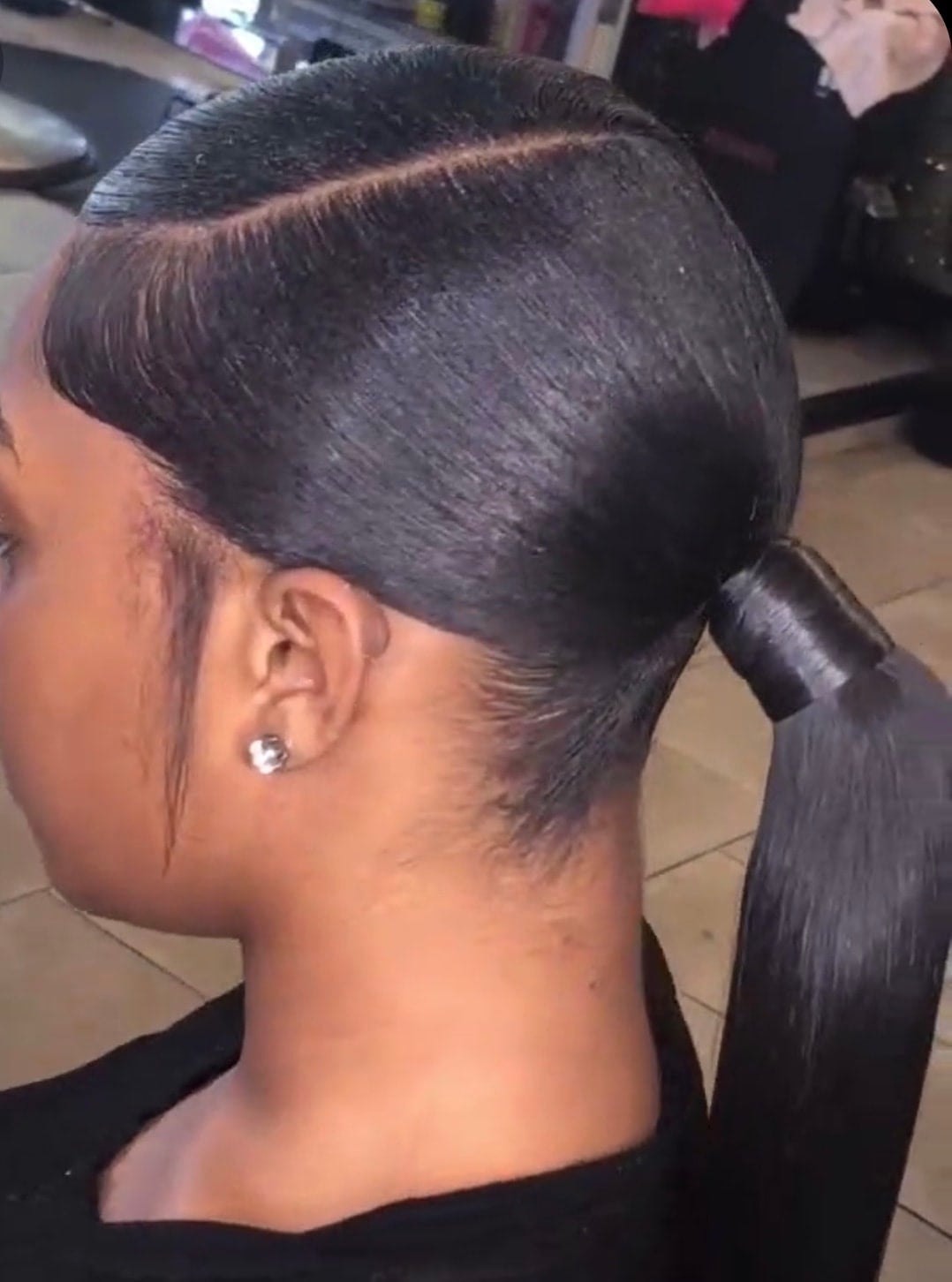 Black High Ponytail With Baby Hairs Black High Ponytail With Baby Hairs — Slick Back Hairstyles 2027