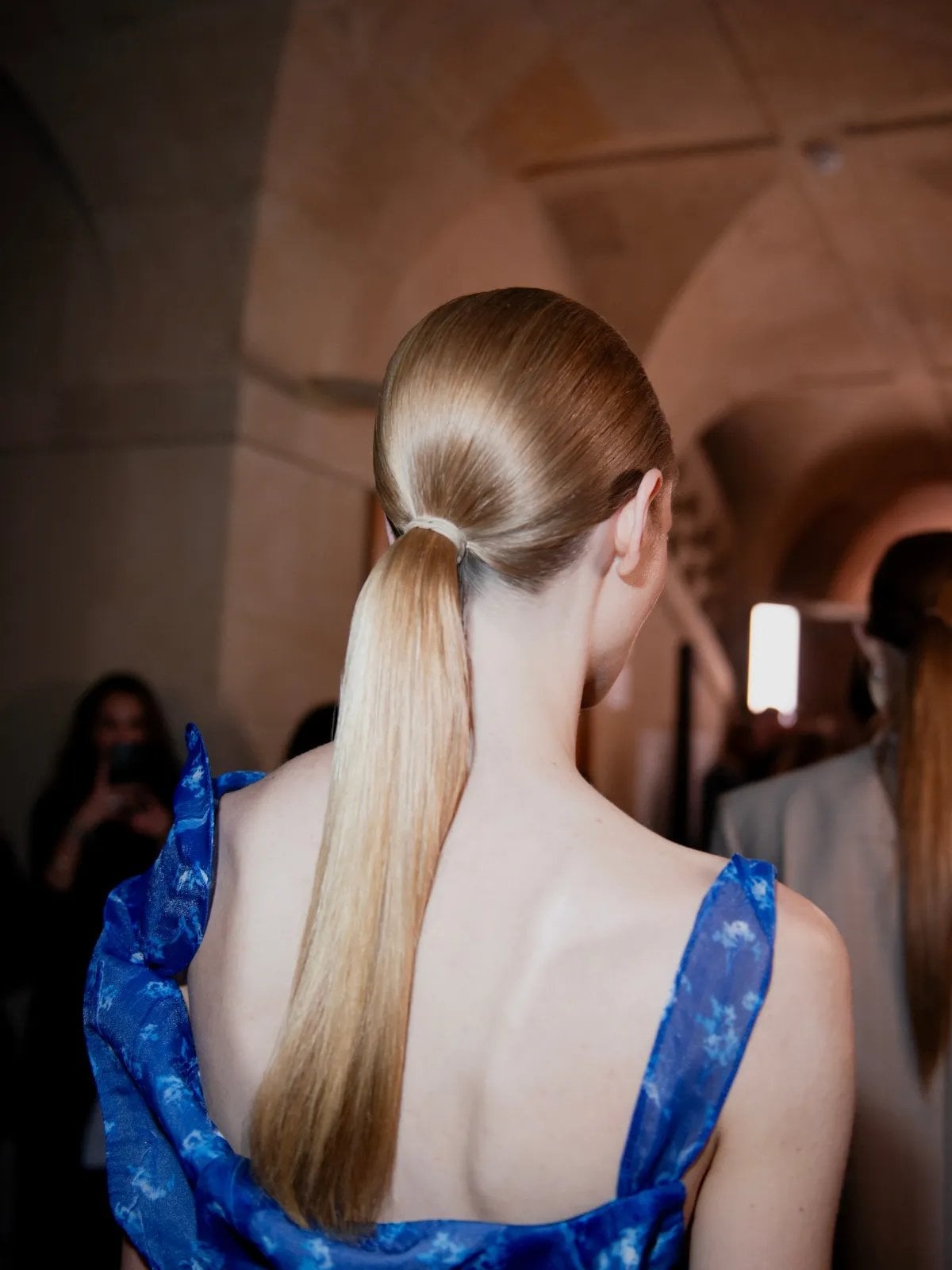 Blonde High Sleek Ponytail Blonde High Sleek Ponytail — Slick Back Hairstyles 2027