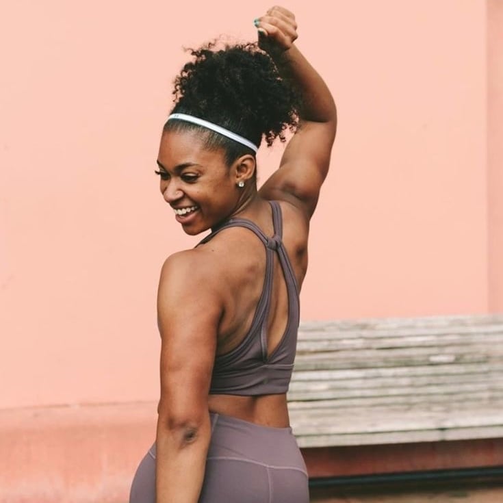 High Puff With White Headband High Puff With White Headband — Sporty Gym Hairstyles 2027