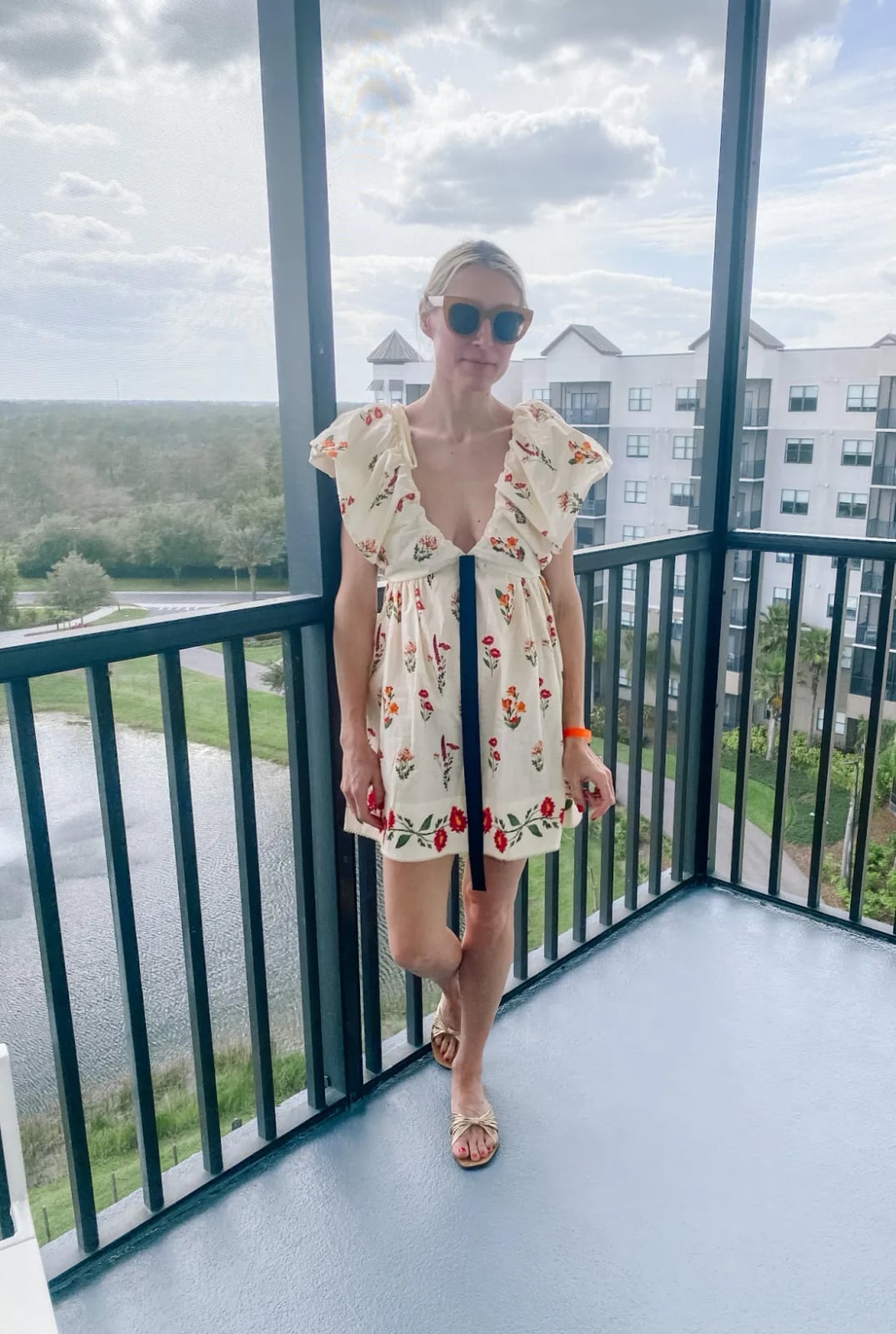 Cream embroidered babydoll mini dress for spring days, Close-Up Take Cream embroidered babydoll mini dress for spring days, Close-Up Take — Spring Break Night Outfits 2027