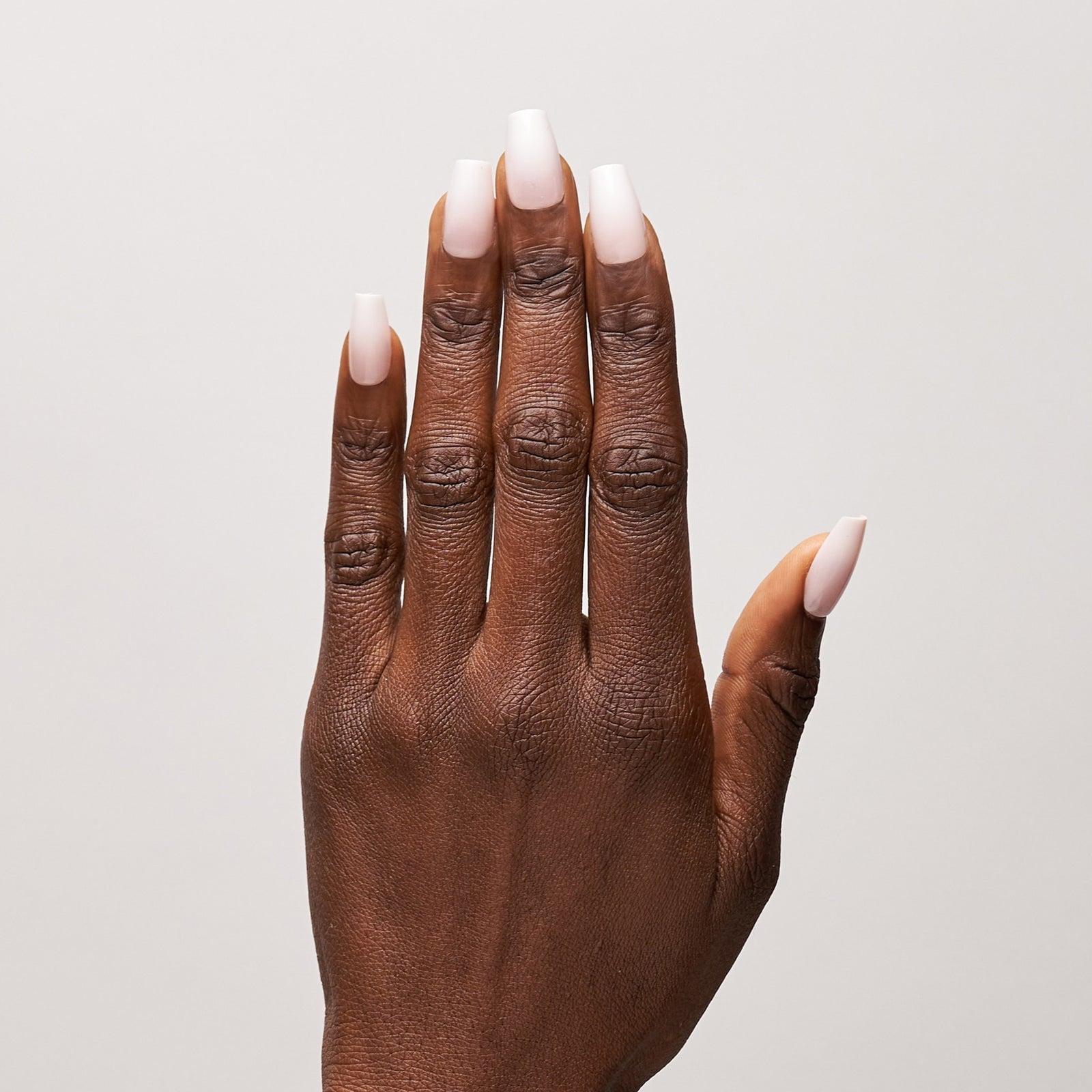 Long Square Ombre Milky White to Blush Pink Nails Long Square Ombre Milky White to Blush Pink Nails — Square Nails 2027 for Long Fingers