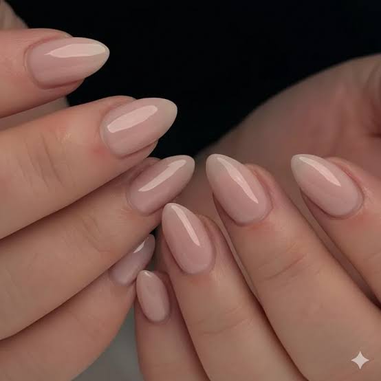 Short Oval Matte Pale Lavender Nails Short Oval Matte Pale Lavender Nails — Summer Wedding Nails 2027