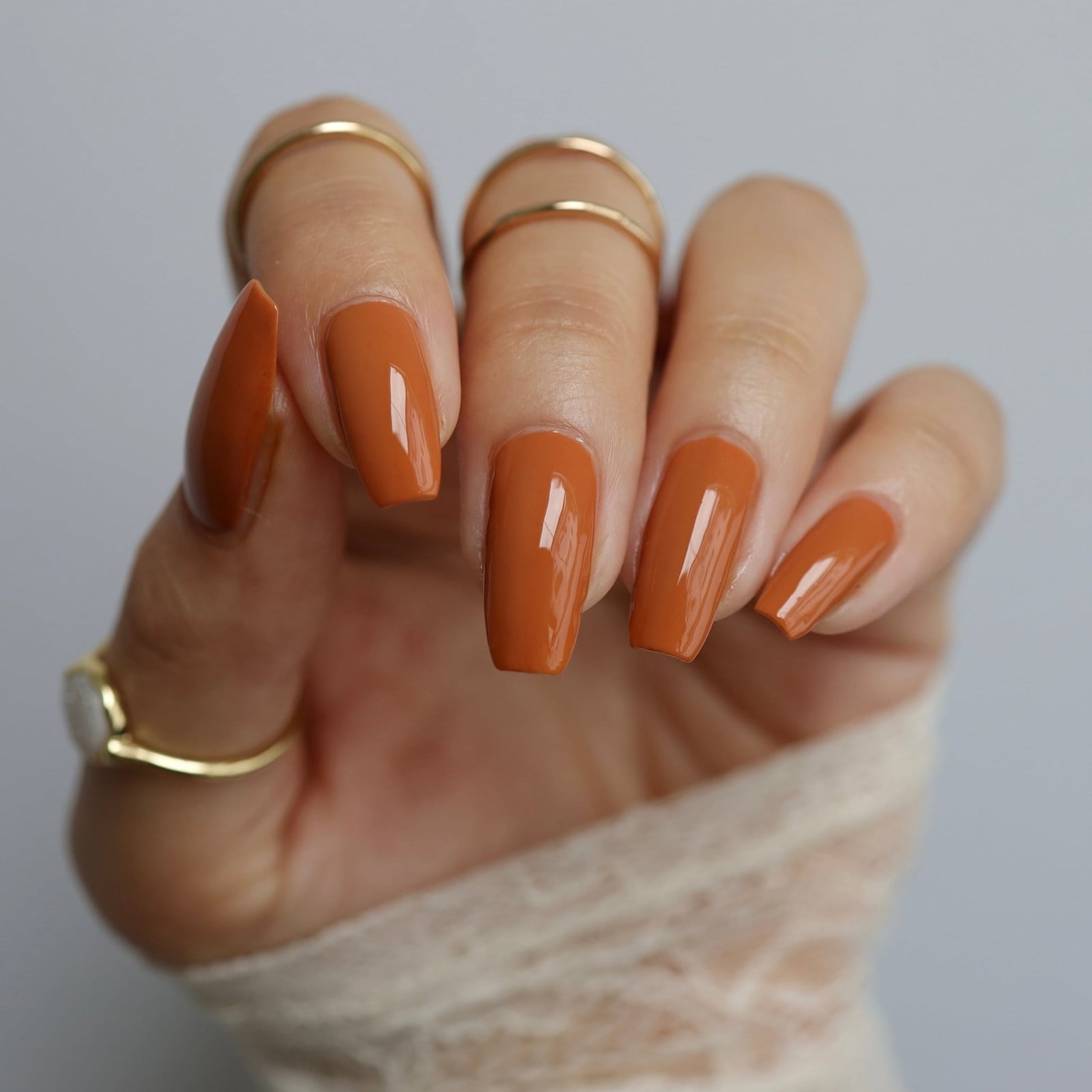 Burnt Orange Terracotta Square Nails Burnt Orange Terracotta Square Nails — Terracotta Nails 2027