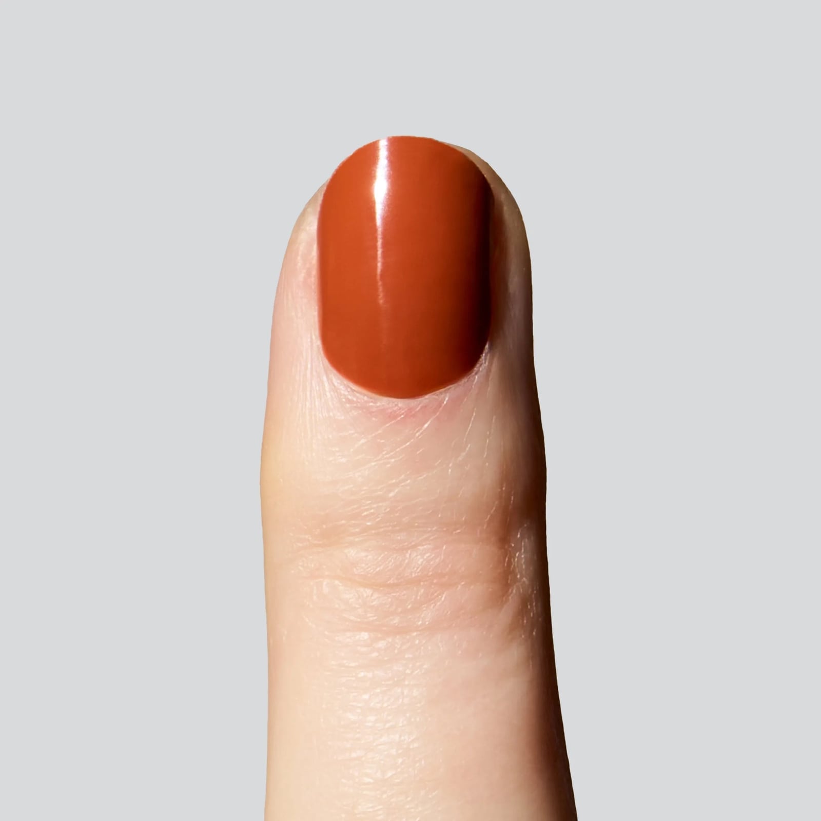 Deep Glossy Terracotta Short Square Nail, глубокий терракотовый Deep Glossy Terracotta Short Square Nail, глубокий терракотовый — Terracotta Nails 2027