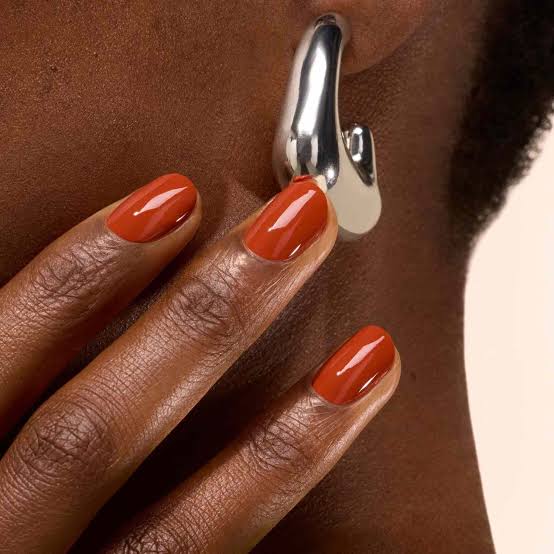 Vibrant Glossy Terracotta Short Square, квадратный Vibrant Glossy Terracotta Short Square, квадратный — Terracotta Nails 2027