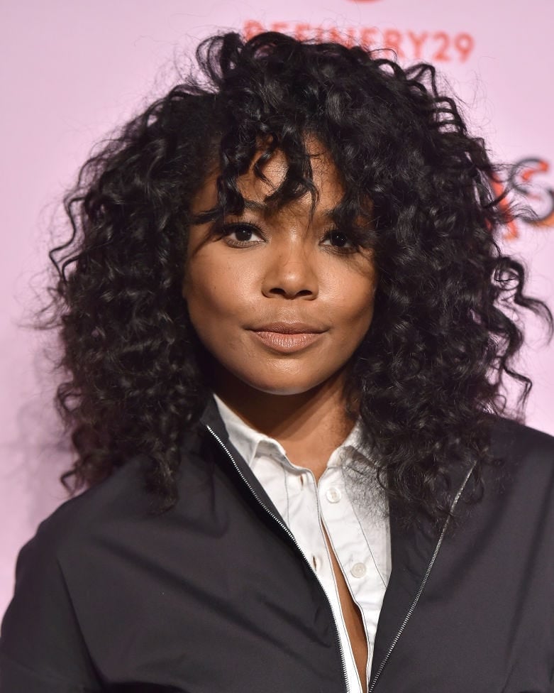 Shoulder Dark Brown Curls With Curtain Bangs Blowout Shoulder Dark Brown Curls With Curtain Bangs Blowout — Tight Curls 2027
