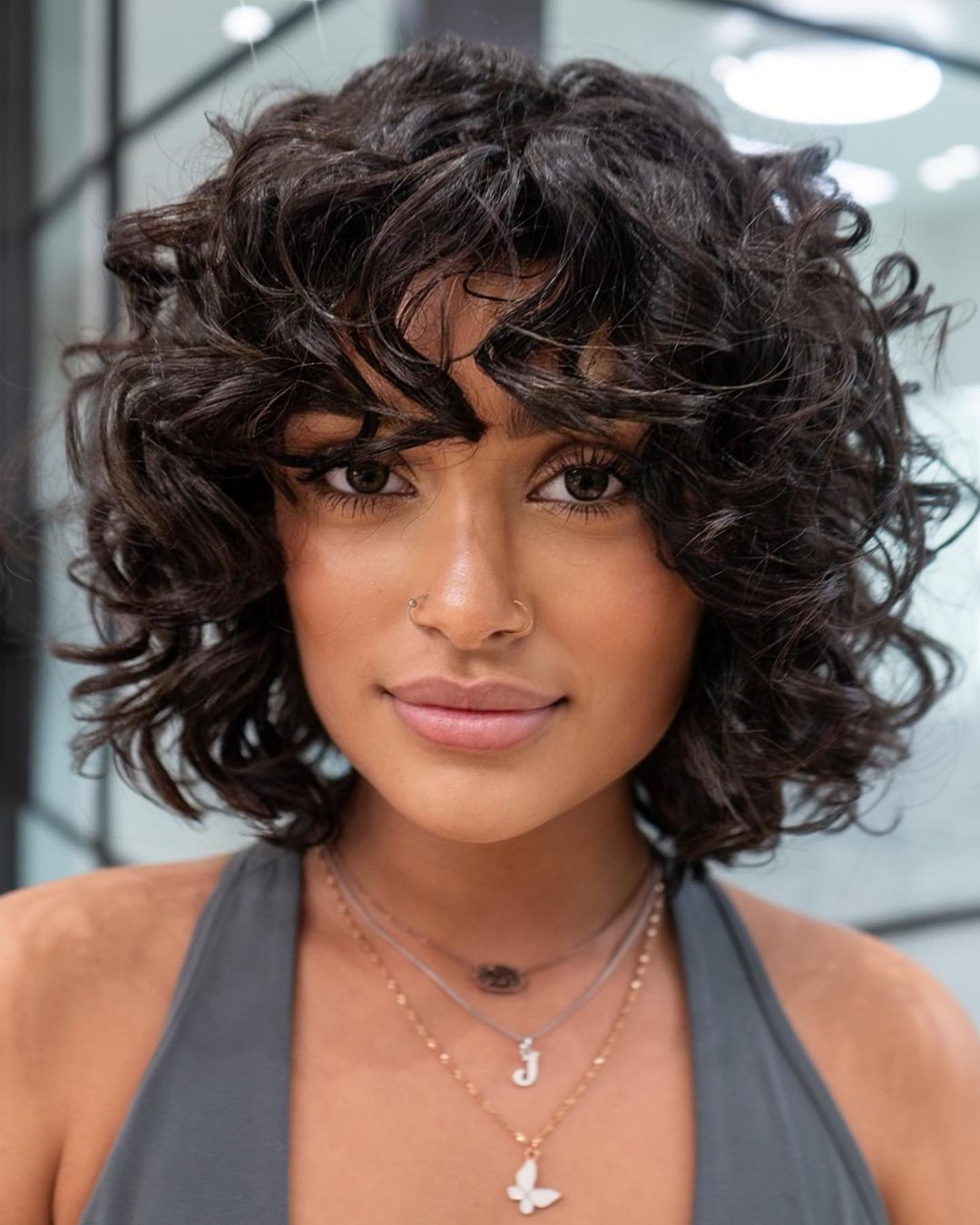 Collarbone Shag With Full Bangs On Fine Hair Collarbone Shag With Full Bangs On Fine Hair — Tight Curly Hairstyles 2027