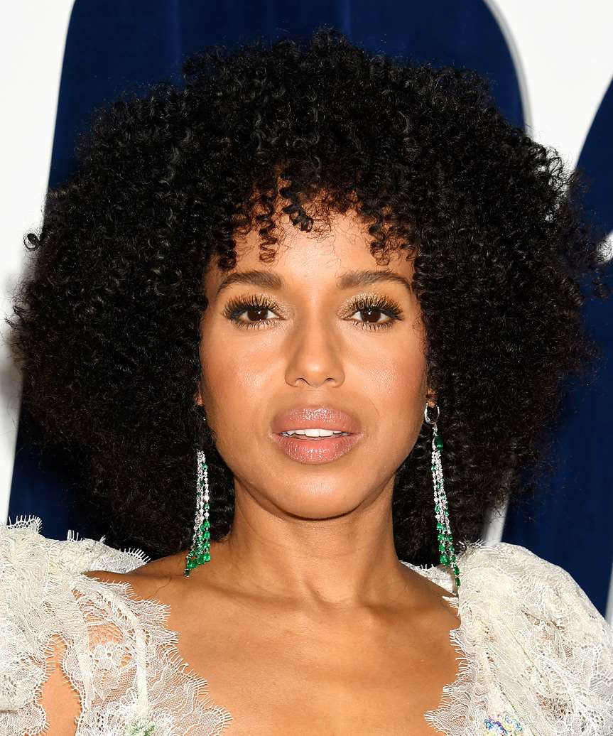 Shoulder Length Black Afro With Short Fringe Shoulder Length Black Afro With Short Fringe — Tight Curly Hairstyles 2027