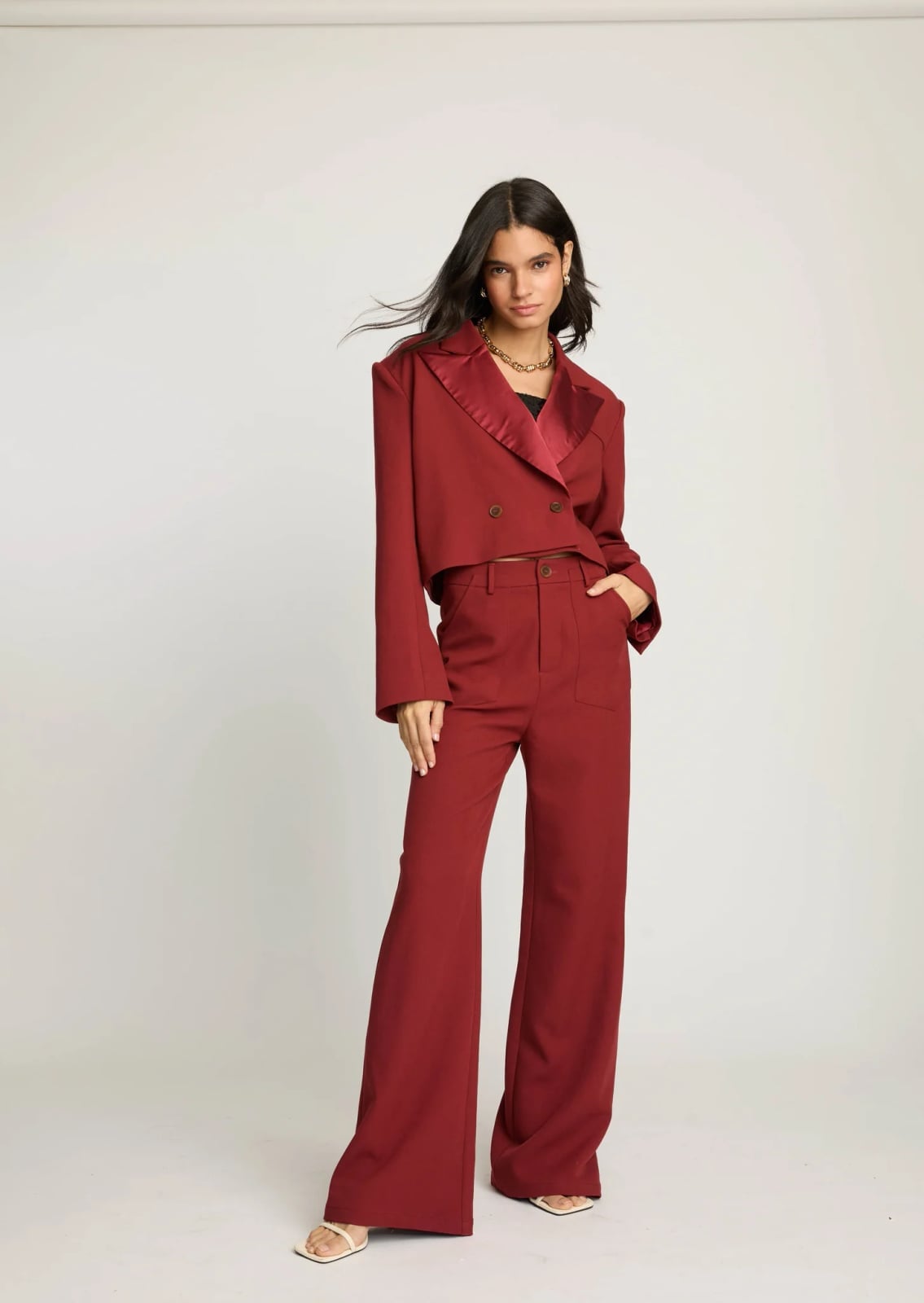 Cropped Tuxedo Blazer Cropped Tuxedo Blazer — Tuxedo Blazer Outfits 2027