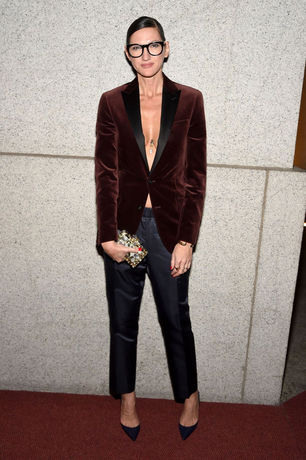 Burgundy Velvet Tuxedo Blazer With Silk Trousers Burgundy Velvet Tuxedo Blazer With Silk Trousers — Tuxedo Blazer Outfits 2027