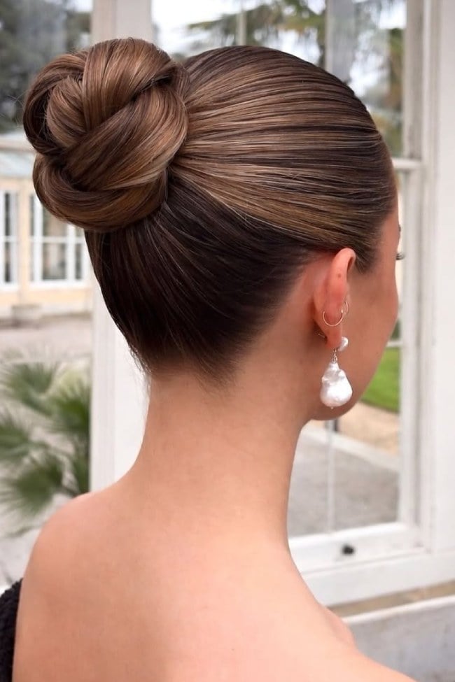 High Dark Blonde Twisted Bun With Ash Highlights High Dark Blonde Twisted Bun With Ash Highlights — Twisted Bun Hairstyles 2027