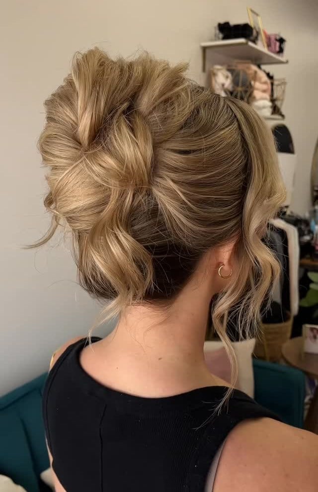 Sleek Medium Brown French Twisted Updo Sleek Medium Brown French Twisted Updo — Twisted Bun Hairstyles 2027