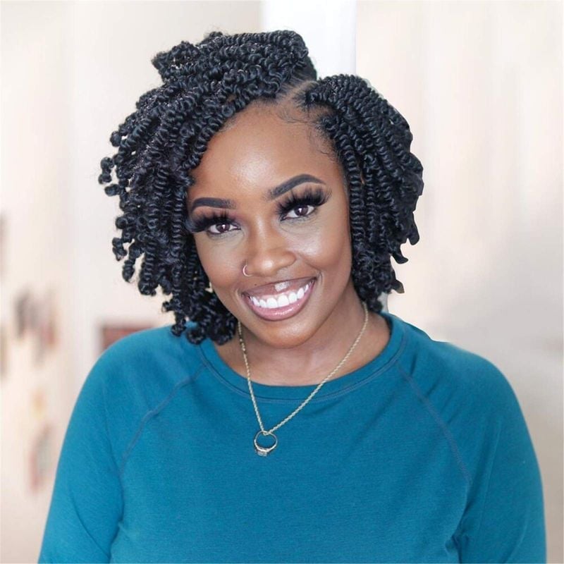 Chin Length Bouncy Spring Twists — Twists Crochet Braids 2027