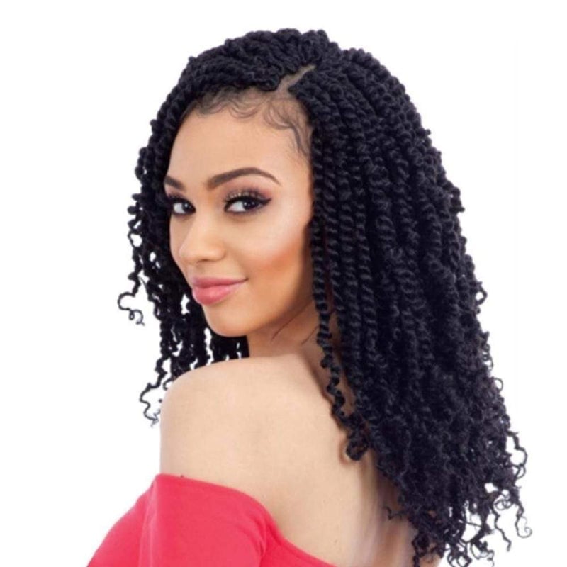 Mid-Back Black Twists With Volume — Twists Crochet Braids 2027