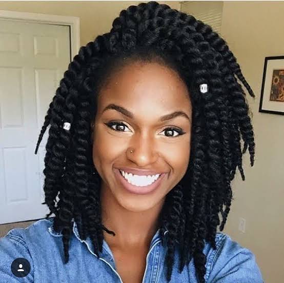 Collarbone Length Uniform Defined Twists — Twists Crochet Braids 2027