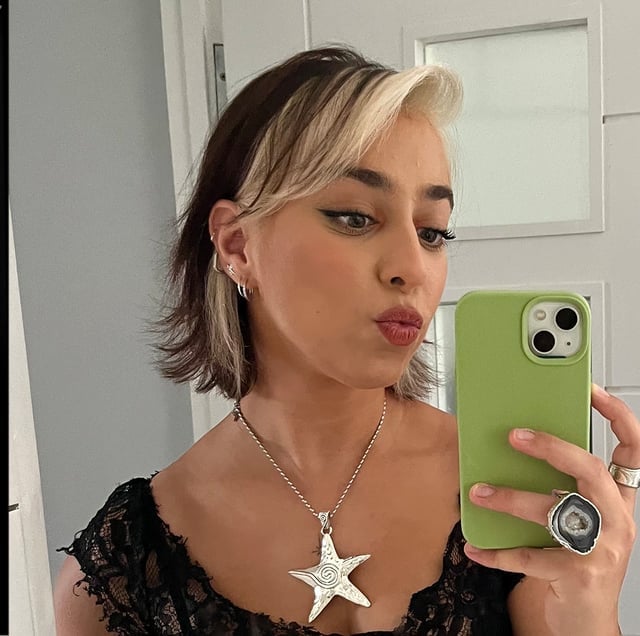 Chin Bob Dark Brown And Blonde Side Split Chin Bob Dark Brown And Blonde Side Split — Two Tone Hair 2027