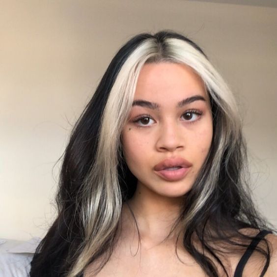Mid-Back Layers With Face-Framing Highlights Mid-Back Layers With Face-Framing Highlights — Two Tone Hair 2027