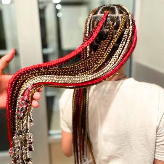 50 Attractive Knotless Braids With Beads To Inspire Your Summer 2026 Style! – Coils and Glory
