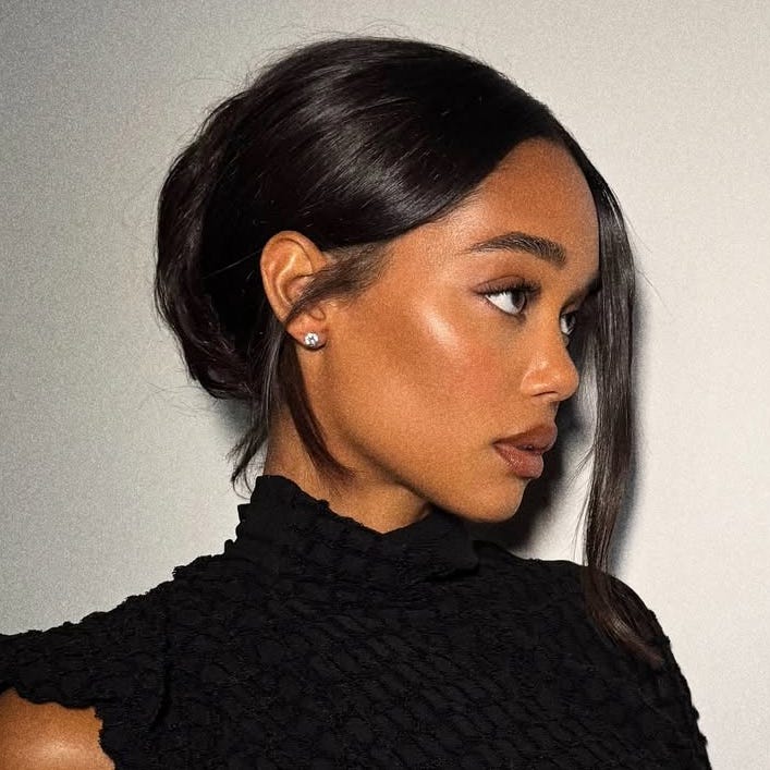 Shoulder Length Dark Brown Low Bun With Framing Pieces — Undone Hairstyles 2027