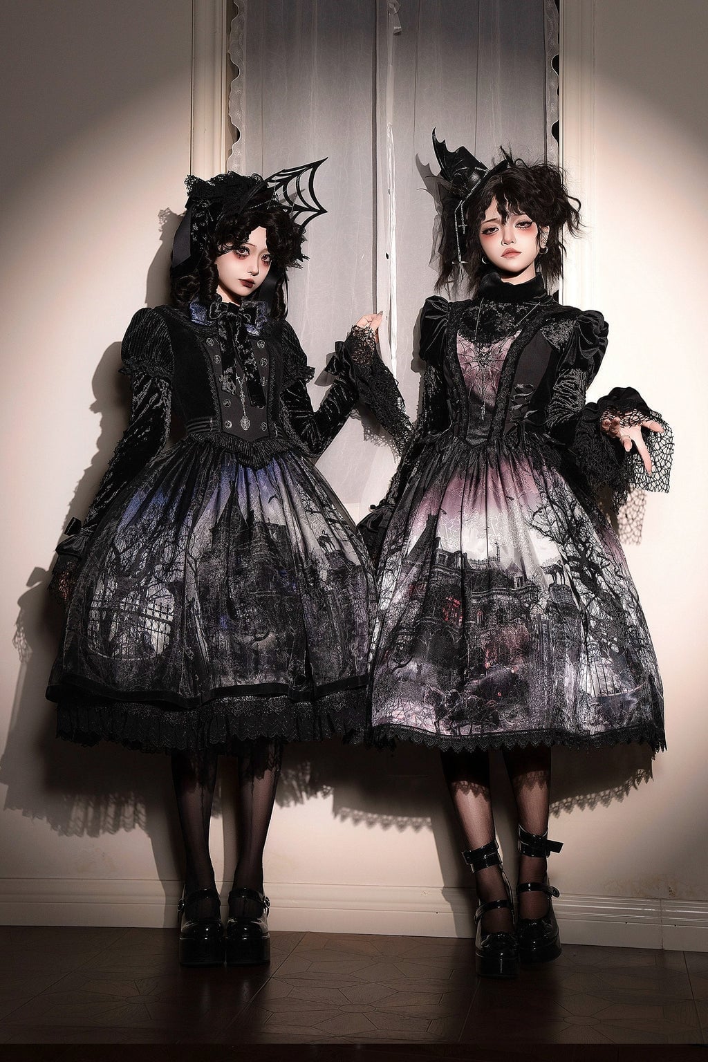 Gothic Lolita Dresses with Lace Trim Gothic Lolita Dresses with Lace Trim — Vampire Aesthetic Outfits 2027