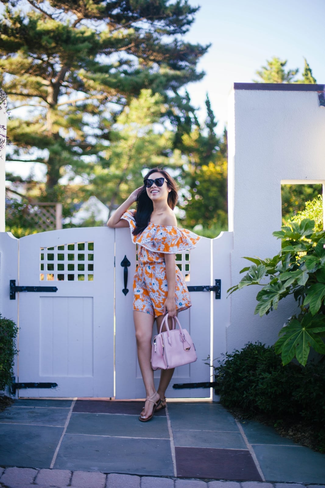 Floral Romper for Beach Vacation Floral Romper for Beach Vacation — Virginia Beach Outfits 2027