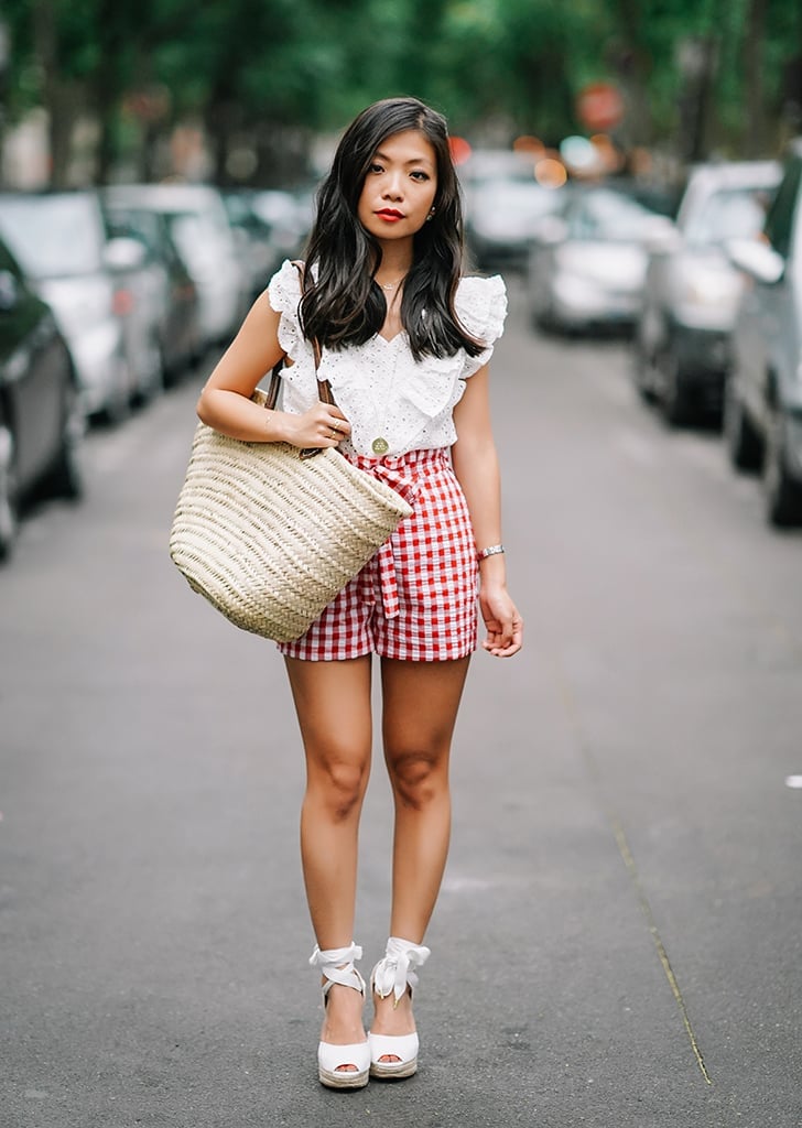 Gingham Shorts with Ruffled Top Gingham Shorts with Ruffled Top — Virginia Beach Outfits 2027