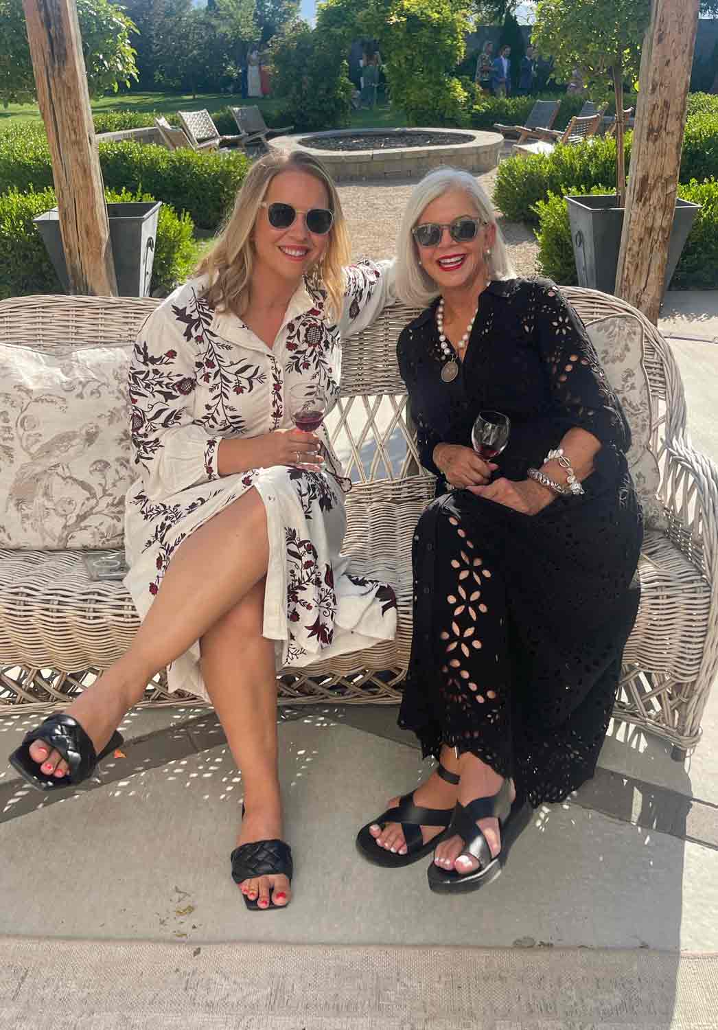 Black eyelet maxi dress for vineyard wedding guest attire Black eyelet maxi dress for vineyard wedding guest attire — Wedding Guest Outfits Vineyard 2027