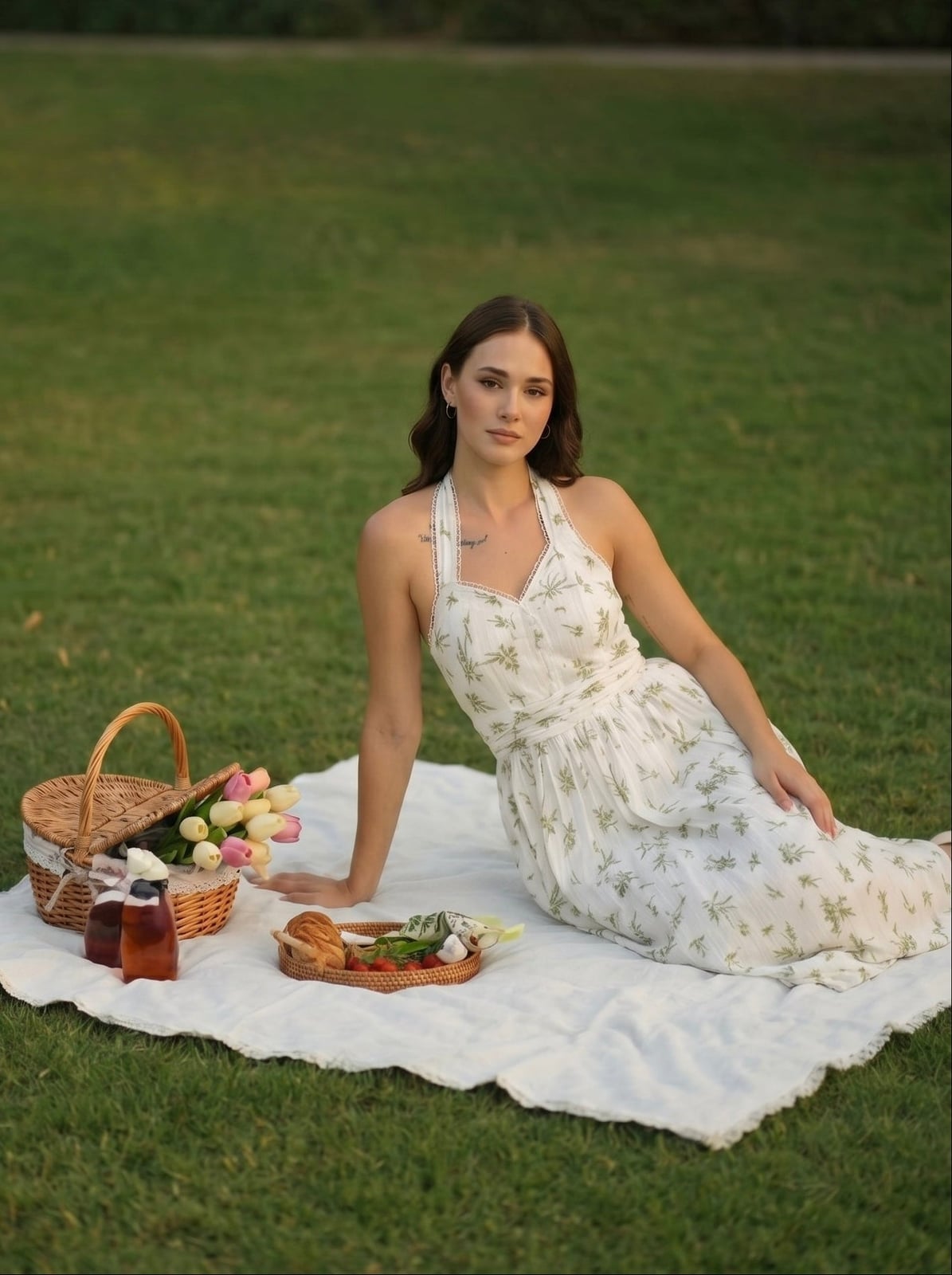 Debby White Floral Maxi Dress | MUDA
