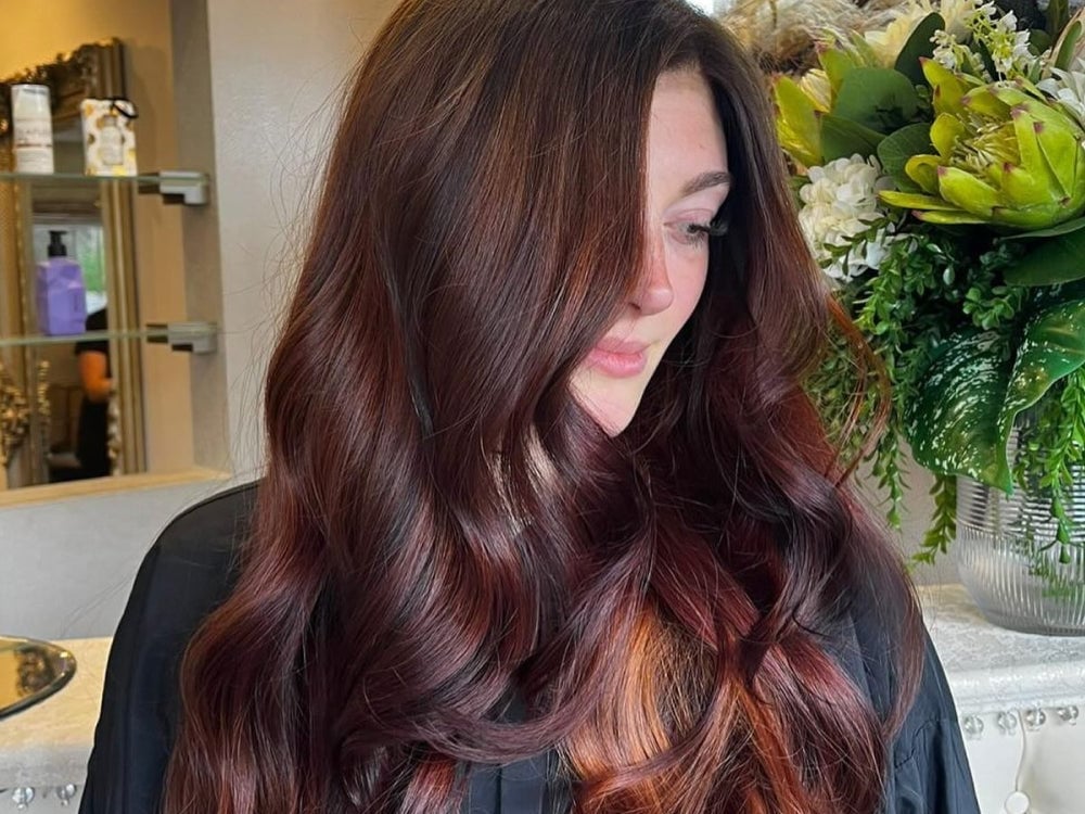 Deep Auburn Hair With Subtle Red Undertones Deep Auburn Hair With Subtle Red Undertones — Winter Hair Gloss 2027