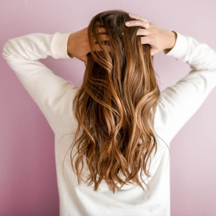 Mid-Back Brown Hair With Blonde Highlights, Wavy Mid-Back Brown Hair With Blonde Highlights, Wavy — Winter Hair Gloss 2027