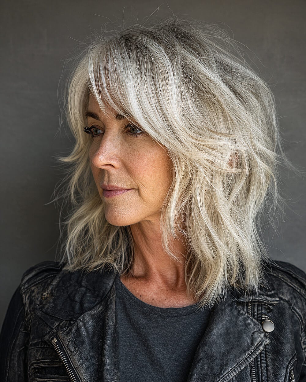50 Face-Framing Layered & Choppy Haircuts for Shoulder-Length Hair