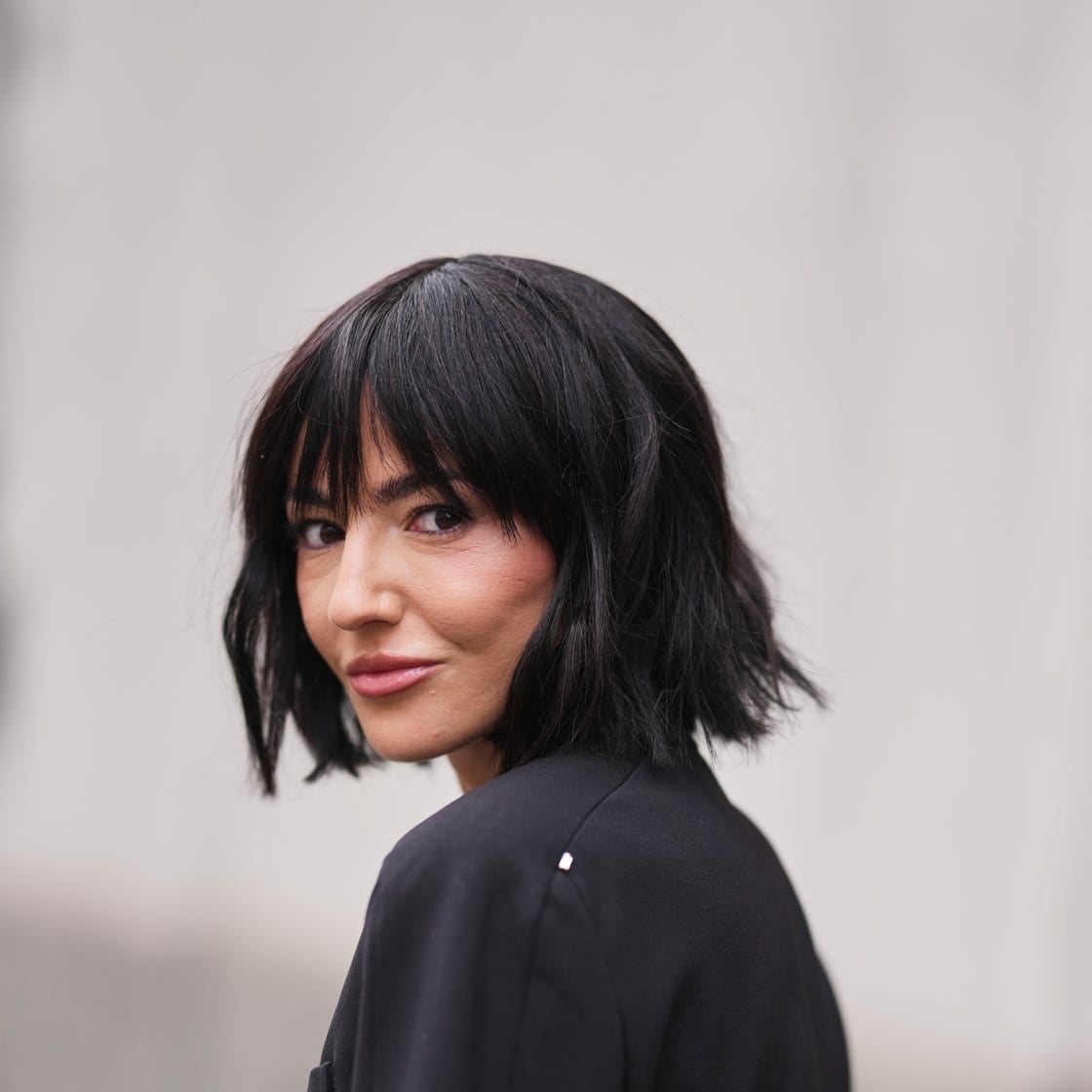 Black Collarbone Bob With Full Bangs Black Collarbone Bob With Full Bangs — Winter Haircuts 2027 for Square Faces