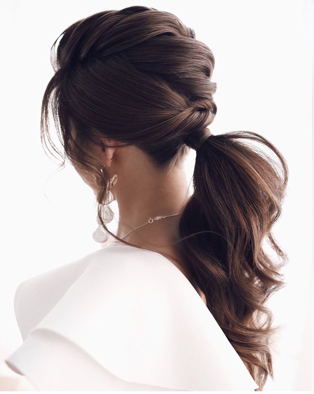 High Ponytail With Braided Crown High Ponytail With Braided Crown — Winter Ponytail Hairstyles 2027
